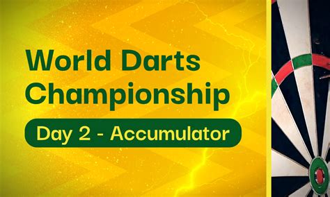 darts accumulator tips|World Darts Championship accumulator tips for Wednesday .
